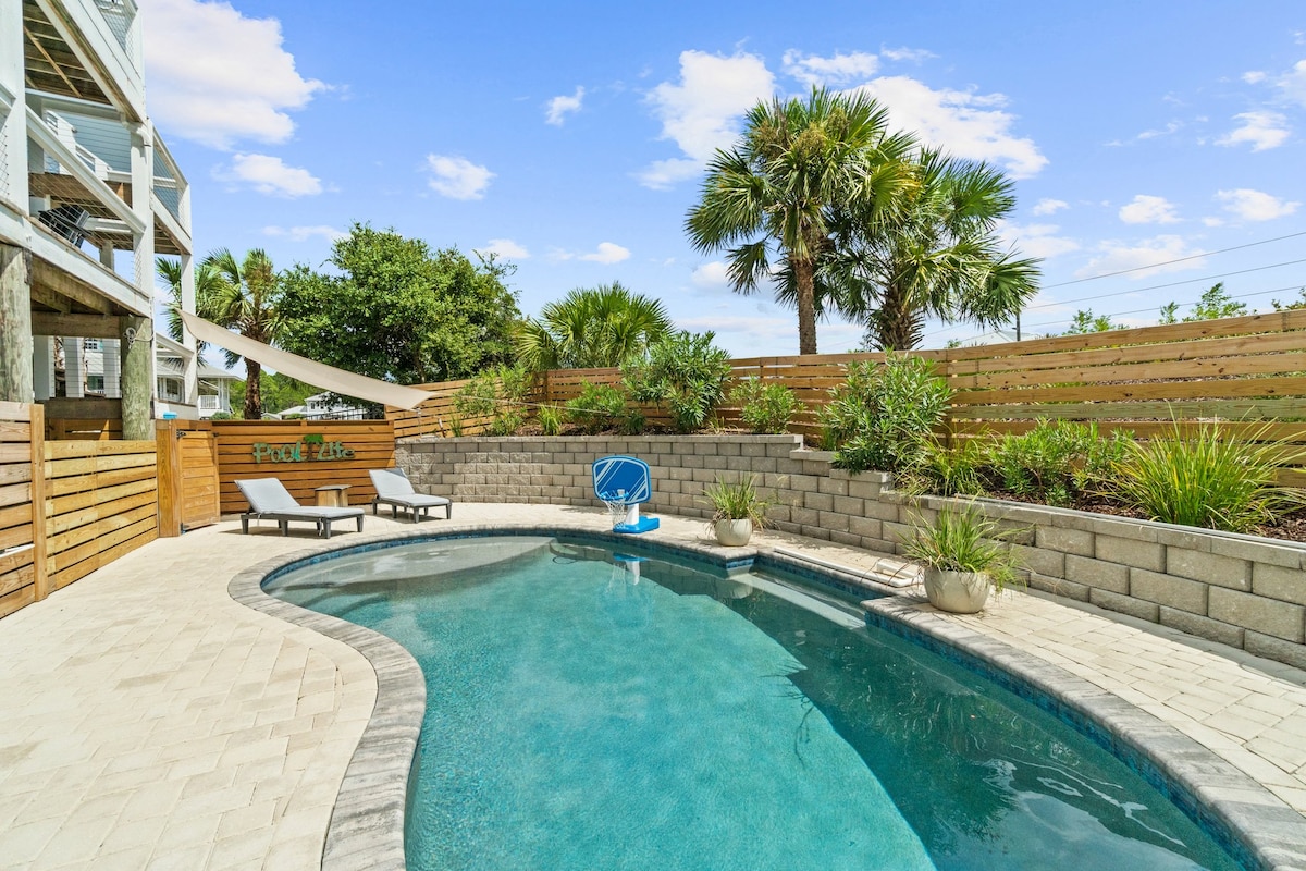 Private Pool & Beach Access w/ Balcony Fire Pit image 1