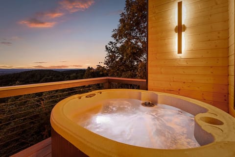 Pet-Friendly A-Frame • Hot Tub • Loft • Views image 3