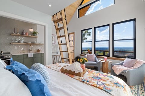 Pet-Friendly A-Frame • Hot Tub • Loft • Views image 2