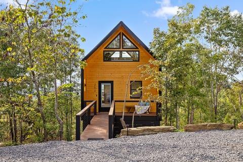 Pet-Friendly A-Frame • Hot Tub • Loft • Views image 1
