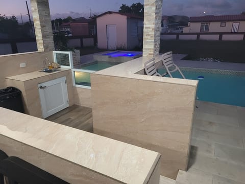 Beach house with pool, A/C, WiFi, cable, Salinas PR image 3
