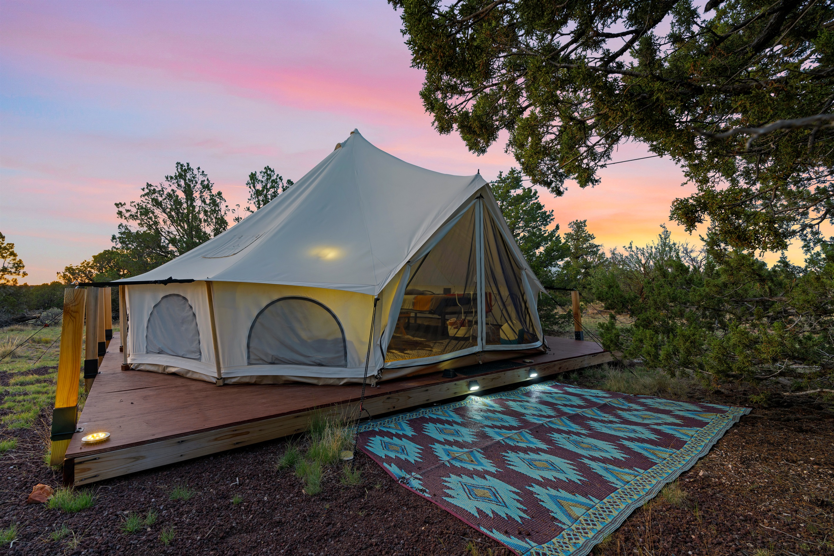 Spacious Bell Tent Retreat – Sleeps Up to 4 Guests