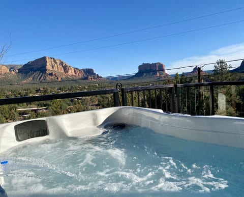 Private Hot Tub on lower patio