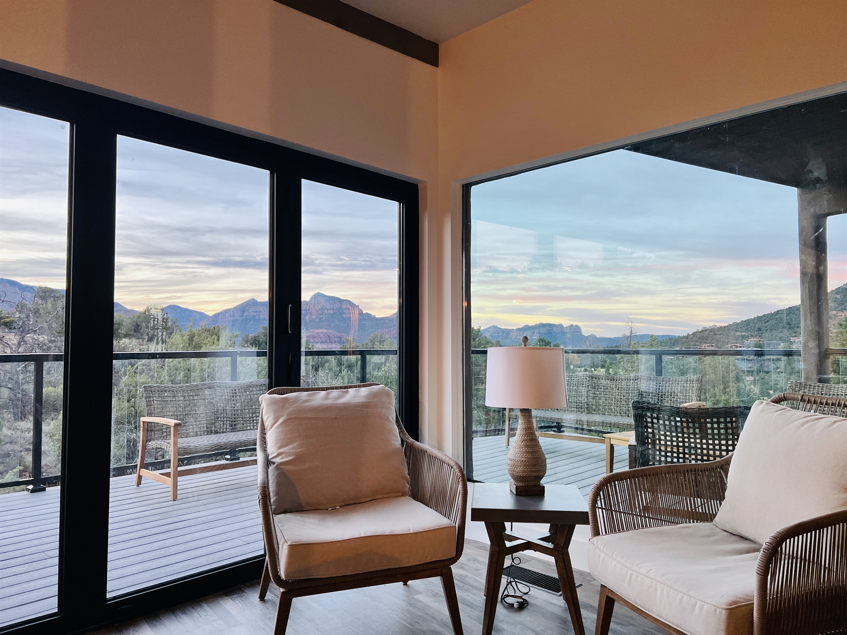 Floor to ceiling windows with unobstructed Views