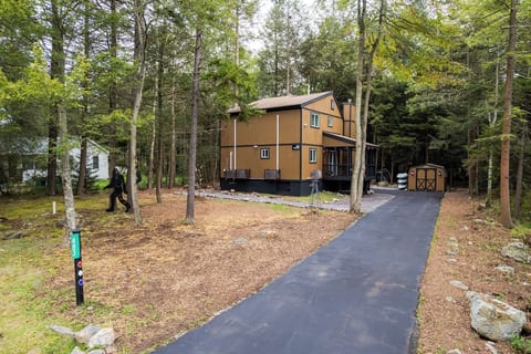 Front yard with driveway