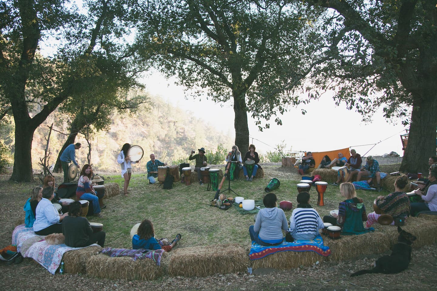 Large open areas great for ceremony and gatherings