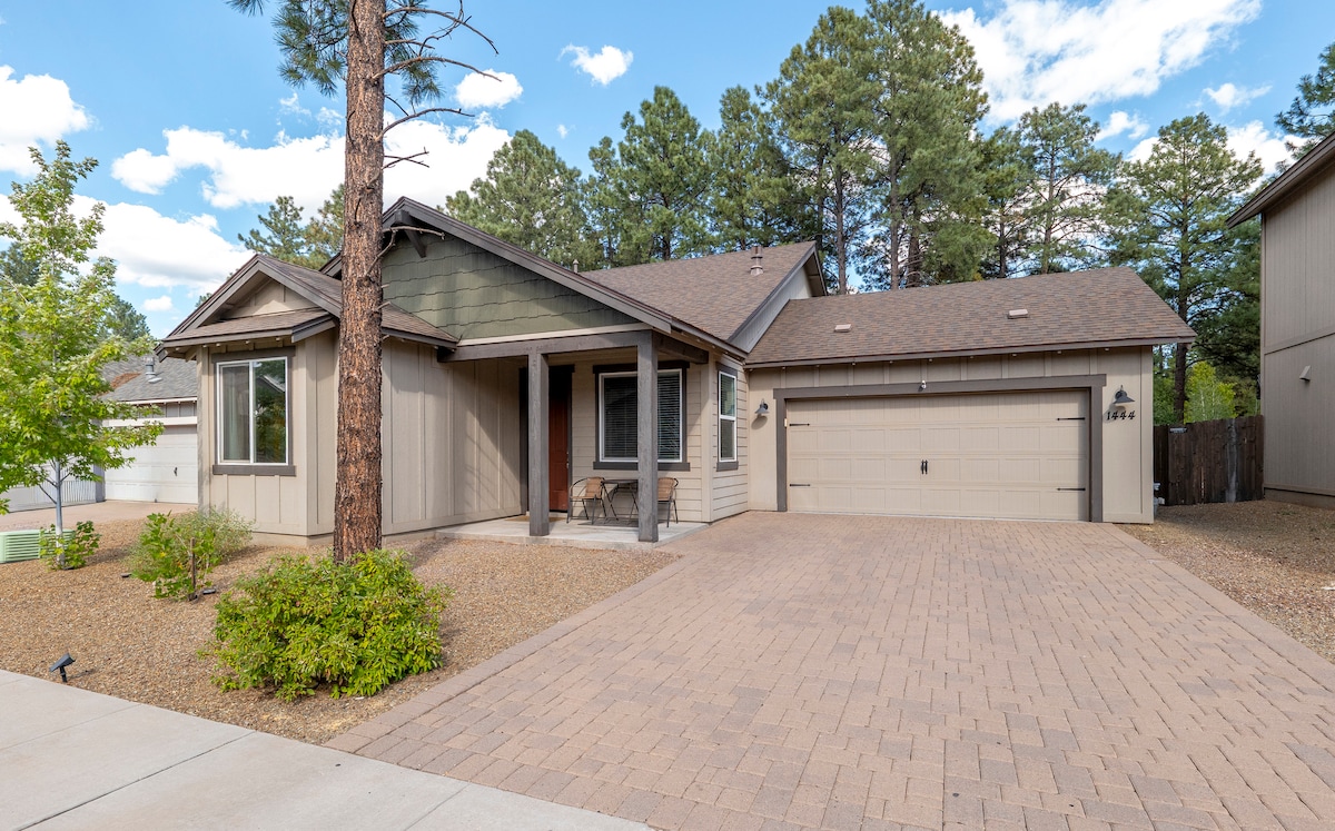 2 car garage attached and driveway for parking.