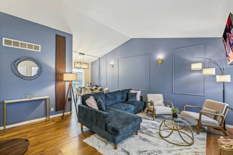 Place in West of Wichita - Duplex with Backyard Swing and 75" TV
