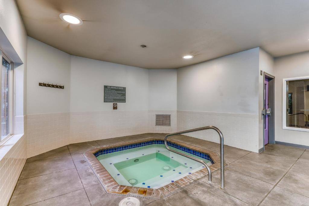 Soak in the hot tub after a long day of exploring or working