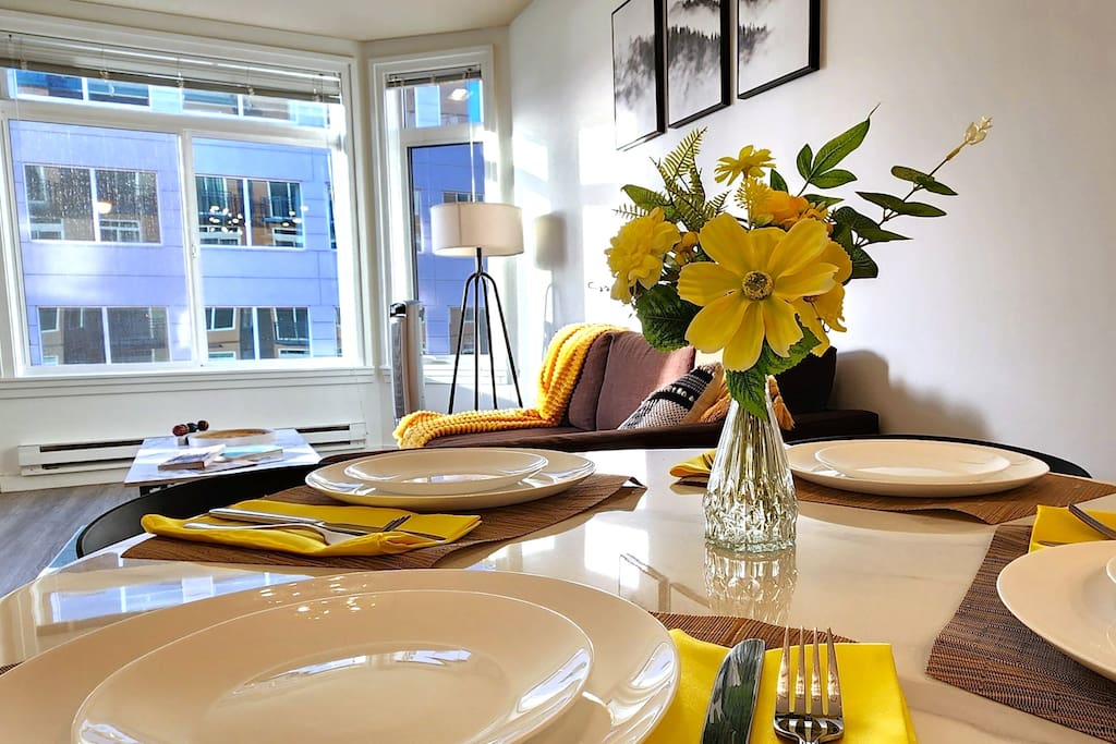 Bright and airy living room