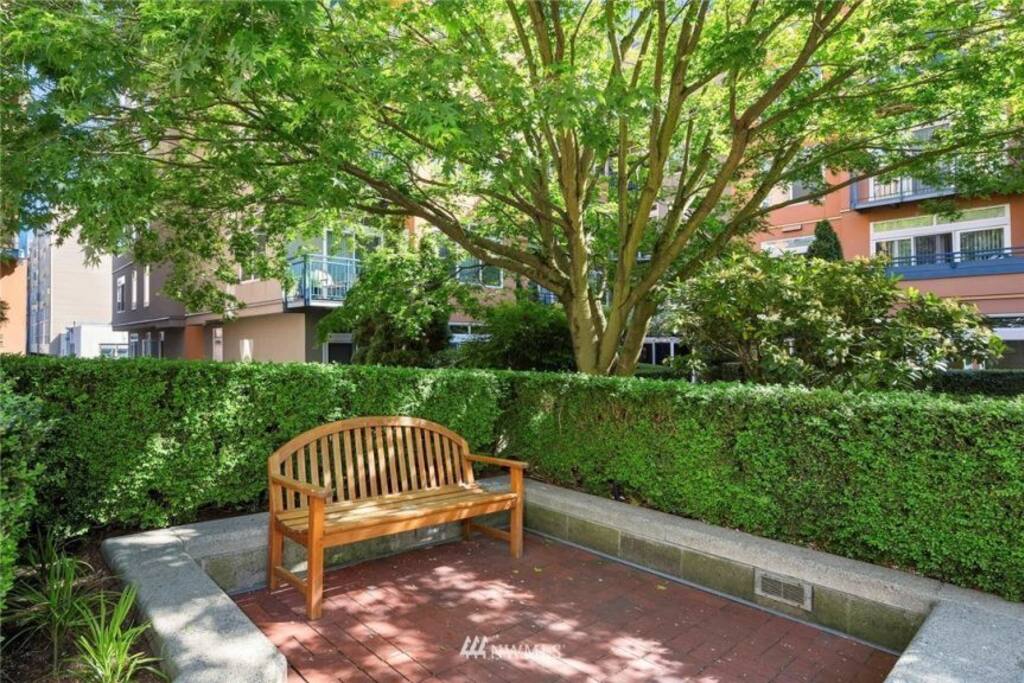 Relax in peaceful solitude in the central courtyard