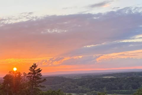 Behold the view from the deck. On demand 24/7 whenever nature permits.