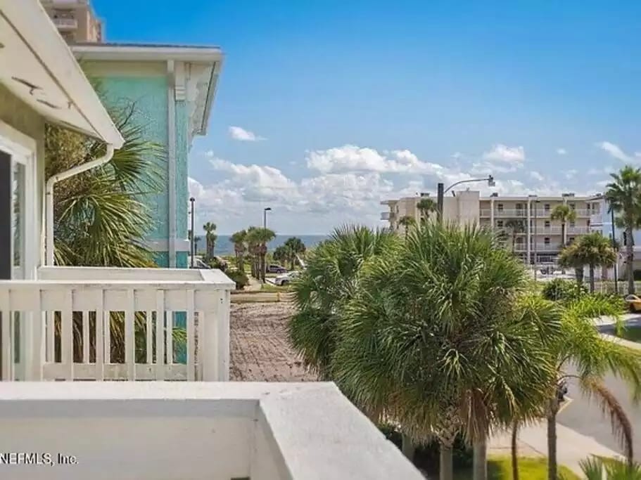 view from the master bedroom balcony