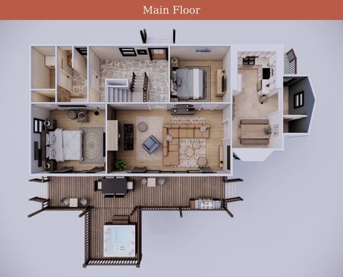 Blue Ridge Chalet | Hot Tub, Game Room & Views
