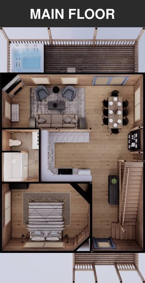 Mtn View, Arcade, HotTub, Pool