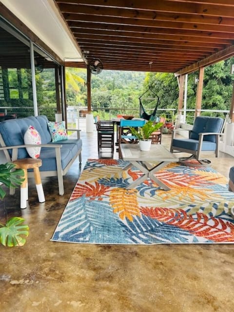 Veranda sitting area