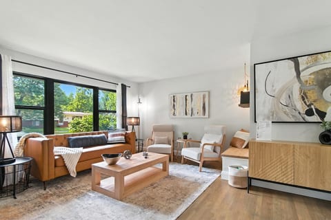 Living room with seating for 5 people