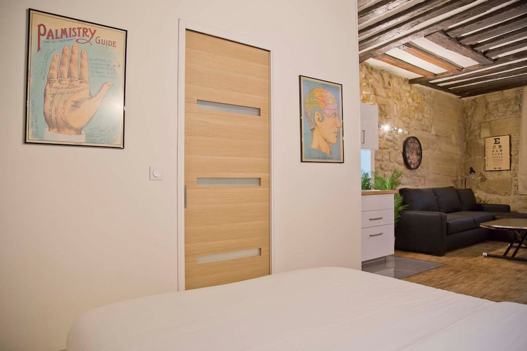 Valentine - Authentic Design Large Studio Notre-Dame Seine Walk