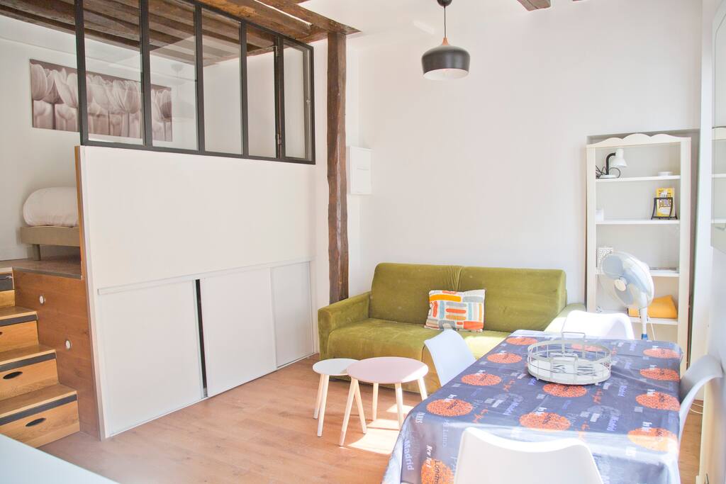 Charming apartment Rue des Rosiers