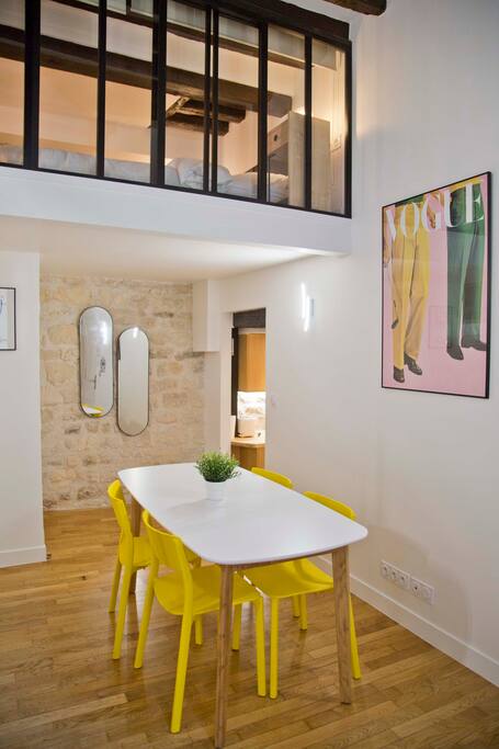 Gabrielle - Authentic Loft Saint-Germain Luxembourg Courtyard