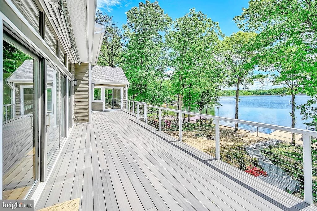 Have your coffee in the morning looking out at this view or relax in the sun.  This is the view you can get from most of the rooms in the house. 