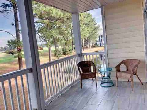 Private balcony overlooking the 15th tee at 'The Wizard' Golf course
