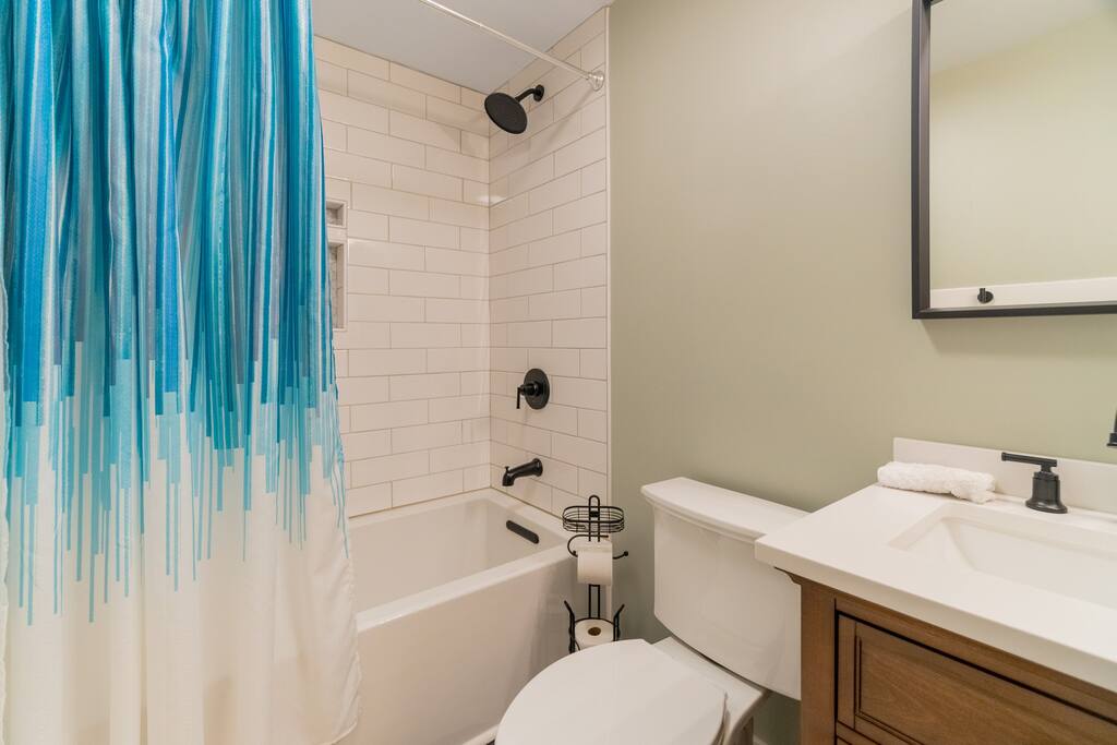 Enjoy our spa like bathroom.
