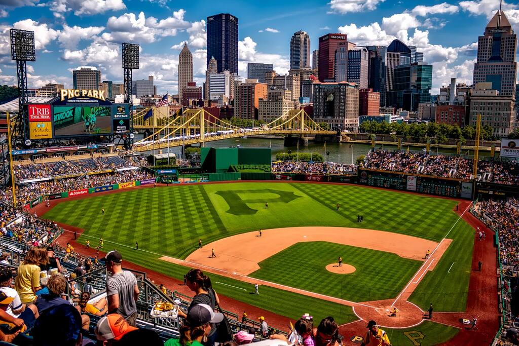 PNC Park is located at the North Shore of Pittsburgh. Catch a ballgame or even a concert at one of the country's most beautiful and scenic ballparks!