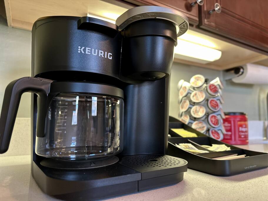 Enjoy a single cup of coffee or make an entire pot for everyone to get your day started. 