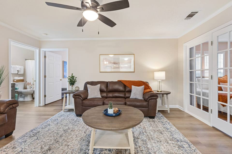 Cozy vibes meet modern comfort in this inviting living space — perfect for relaxing after a long day or entertaining guests