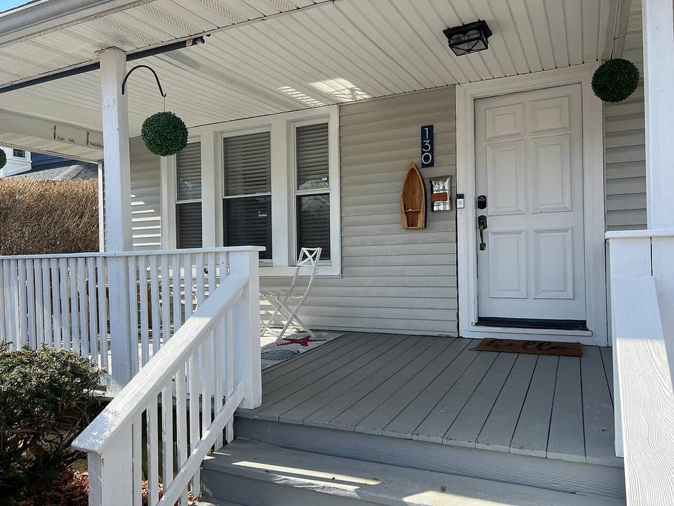 Step onto your private porch and feel right at home. It’s the perfect, cozy spot to start your day with a morning coffee or to unwind after an afternoon of exploring.