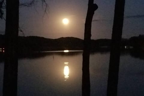 Moonrise from the lower deck