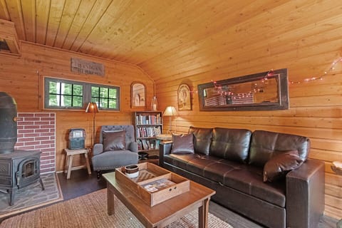 Cabin on the Lake • Deck, Dock & Woods