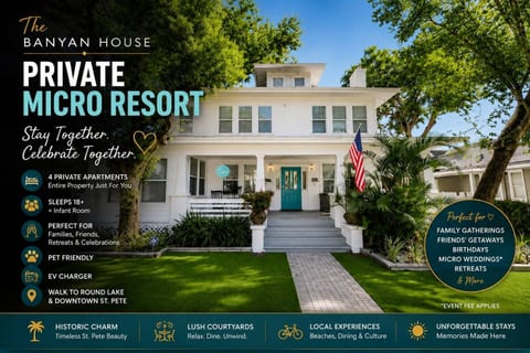 Entire historic micro resort for your event
