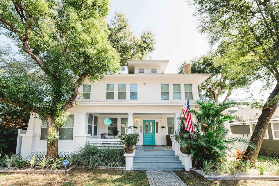 Large 2 story bungalow home with huge front porch