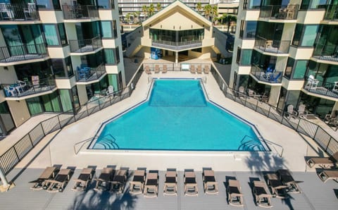 Take a dip in one of Sunbird’s Gulf-front pools with plenty of lounge chairs.
