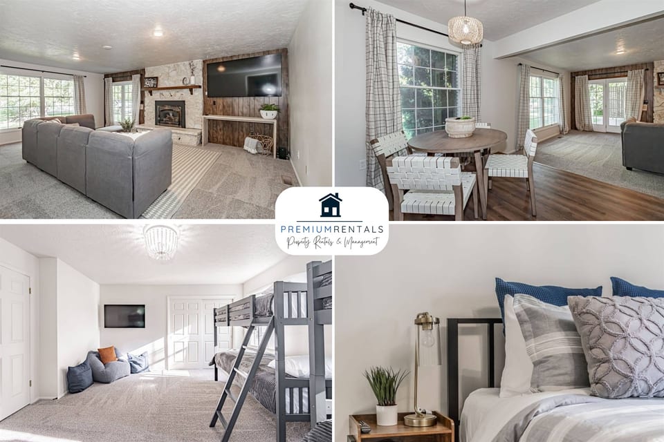 Family Retreat: 4-Bedroom Home near BYU-Idaho & Yellowstone - Rexburg