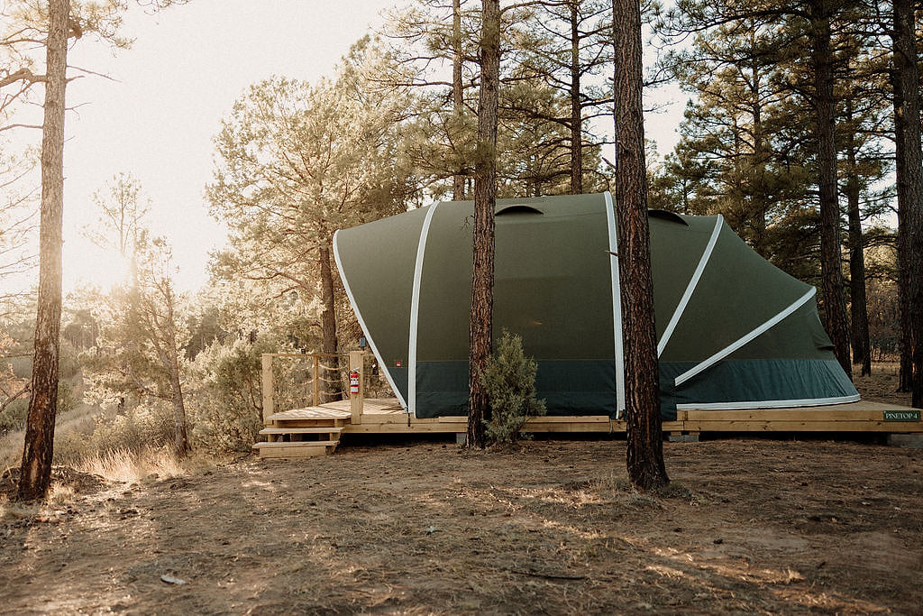 Pinetop Glamping Tent at Manzano Mountain Retreat