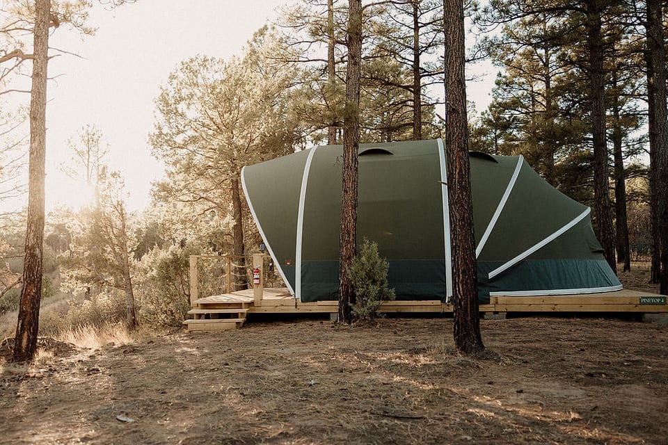 Pinetop Glamping Tent at Manzano Mountain Retreat - Torreon
