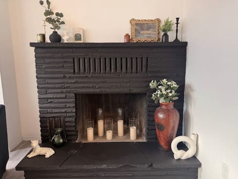 cozy fireplace