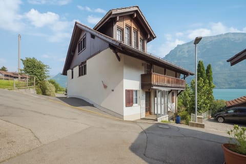 Traditional Swiss chalet near Lake Brienz