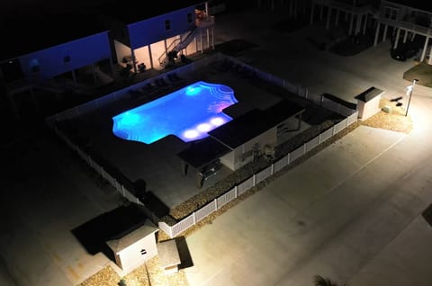 The swimming pool is the perfect place to end your day and it is just a short walk from Catchin' Paradise.