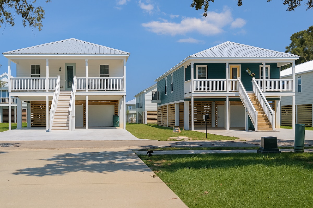 TWO Side by Side Beach Homes 10 Bedrooms Sleeps 26 image 1