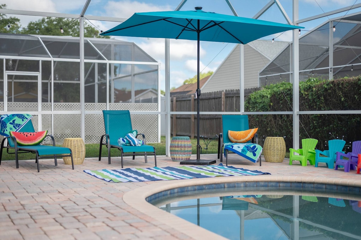 Retreat near Disney, Universal-Pool-Pet Friendly! image 23