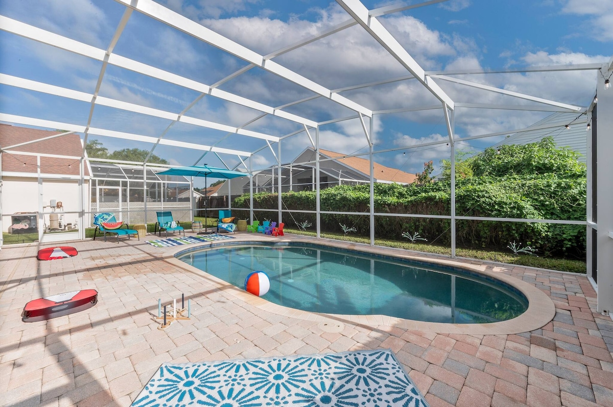 Retreat near Disney, Universal-Pool-Pet Friendly! image 9