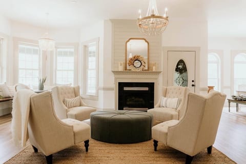 Living area with a great nook to read or enjoy coffee or tea.