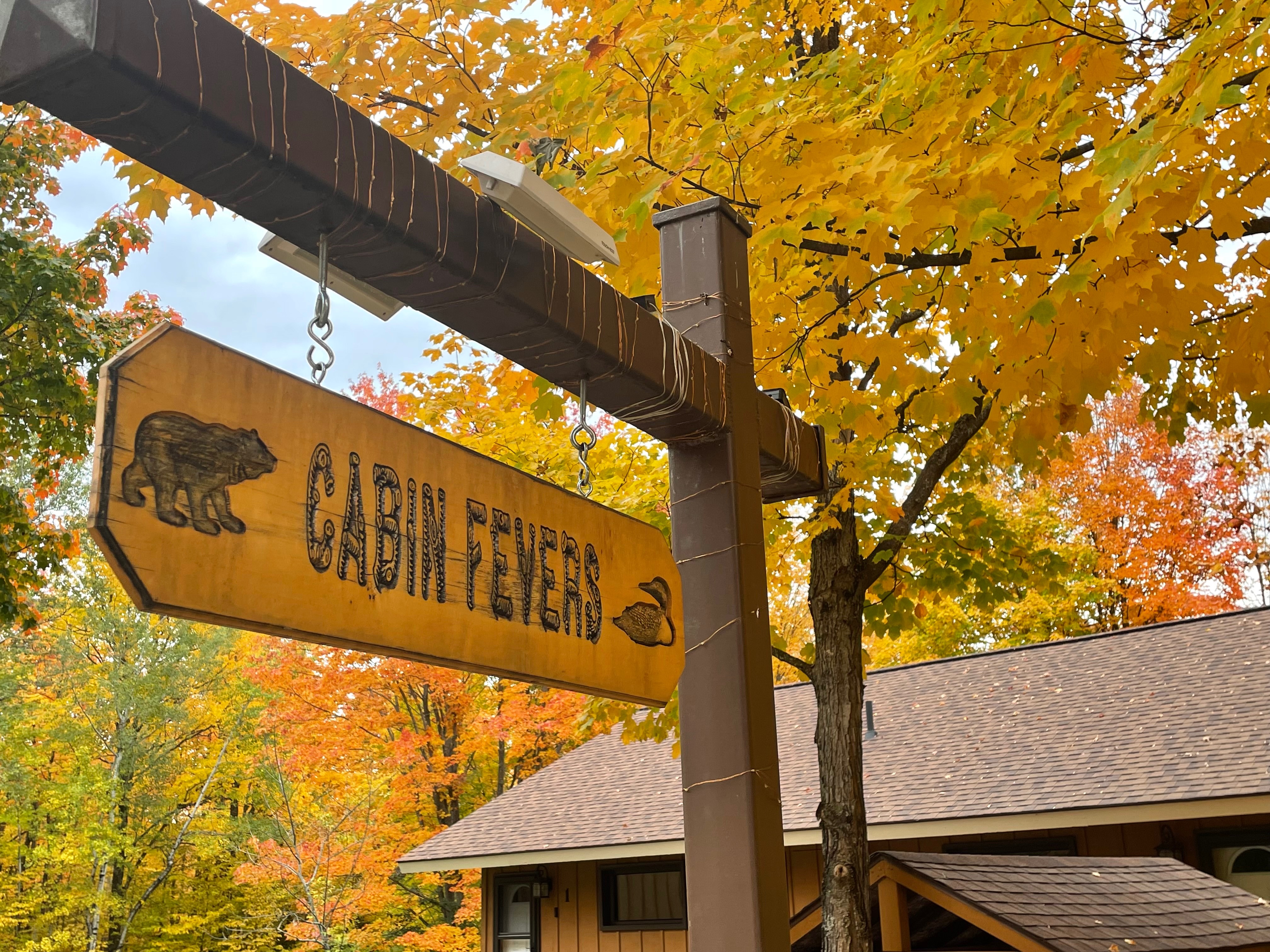Lodge life, Cabin Fevers style — cozy, rustic, welcoming.