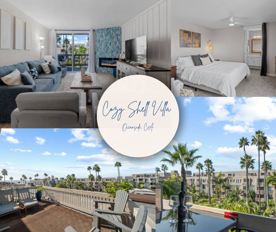 Top-Floor Beach Retreat • Balcony & Views • 2/2 - Oceanside
