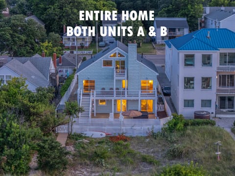 Our home has 2 Units, 3 levels (with a deck on each level) and a large front and backyard