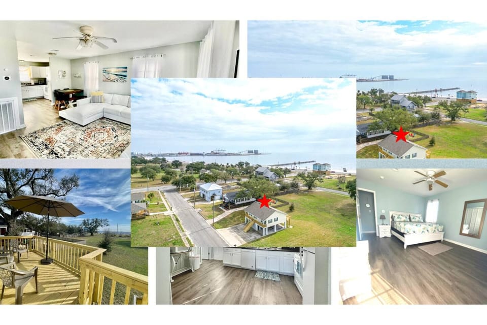Beach & Sunset views Cottage!! Close to Downtown - Gulfport